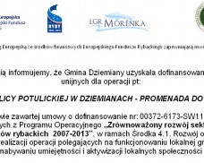 PRZEBUDOWA ULICY POTULICKIEJ W DZIEMIANACH – PROMENADA DO JEZIORA RZUNO