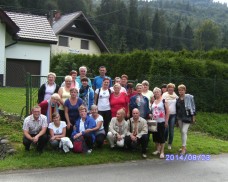 DRUŻYNA NORDIC WALKING DZIEMIANY  NA ZBÓJECKIEJ TRASIE W BRENNEJ!