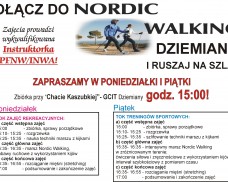 Zapraszamy na zajęcia Nordic Walking