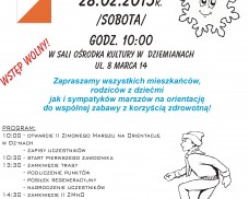 II Zimowy Marsz na Orientację w Dziemianach