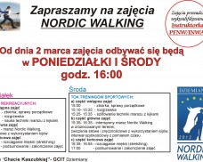 Zapraszamy na zajęcia Nordic Walking