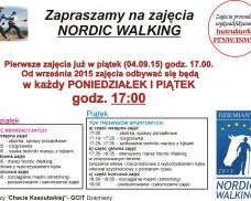 Zapraszamy na zajęcia Nordic Walking