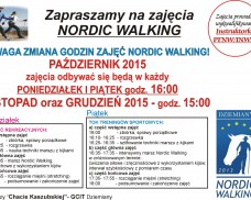 Zapraszamy na zajęcia Nordic Walking