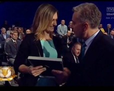 Joanna Stopa na Gali Plebiscytu Dziennika Bałtyckiego w TVP Gdańsk