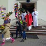 Niedziela Palmowa- procesja wokół Kościoła