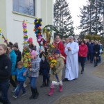 Niedziela Palmowa- procesja wokół Kościoła