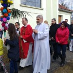 Niedziela Palmowa- procesja wokół Kościoła