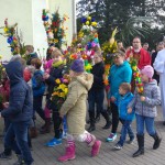 Niedziela Palmowa- procesja wokół Kościoła