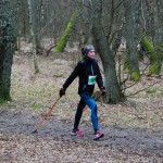 V Plażowe Mistrzostwa Nordic Walking w Łebie - zawodniczka Marta