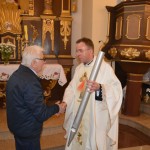 Pożegnanie dotychczasowego organisty- pana Leona Sprawki