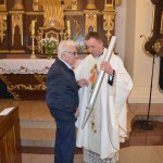 Pożegnanie dotychczasowego organisty- pana Leona Sprawki