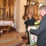 Pożegnanie dotychczasowego organisty- pana Leona Sprawki