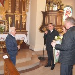 Pożegnanie dotychczasowego organisty- pana Leona Sprawki