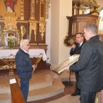 Pożegnanie dotychczasowego organisty- pana Leona Sprawki