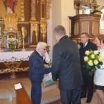 Pożegnanie dotychczasowego organisty- pana Leona Sprawki