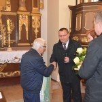 Pożegnanie dotychczasowego organisty- pana Leona Sprawki