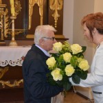 Pożegnanie dotychczasowego organisty- pana Leona Sprawki