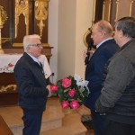 Pożegnanie dotychczasowego organisty- pana Leona Sprawki