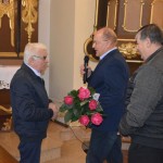 Pożegnanie dotychczasowego organisty- pana Leona Sprawki