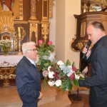 Pożegnanie dotychczasowego organisty- pana Leona Sprawki