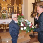 Pożegnanie dotychczasowego organisty- pana Leona Sprawki