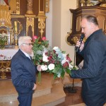 Pożegnanie dotychczasowego organisty- pana Leona Sprawki