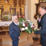 Pożegnanie dotychczasowego organisty- pana Leona Sprawki