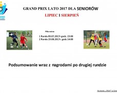 “Grand Prix” – Lato 2017 dla seniorów