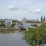 Frankfurt z tarasu Collegium Polonicum