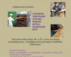 Bezpłatne szkolenie – Ginące zawody