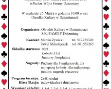 Zapraszamy na II “Grand Prix” Pomorza 2018 o Puchar Wójta Gminy Dziemiany