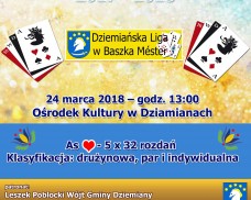 Ośrodek Kultury zaprasza na Puchar Gminy Dziemiany – finał Dziemiańskiej Ligi Baśki