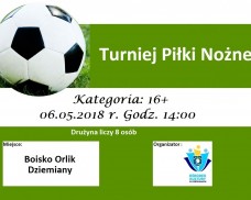 Ośrodek Kultury zaprasza na Turniej Piłki Nożnej