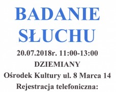 Bezpłatne badanie słuchu
