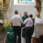 Podziękowanie księdzu Maciejowi Szczodrowskiemu za 5- letnią posługę kapłańską