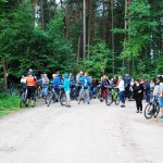 Pierwsza pielgrzymka rowerowa z Dziemian do Wiela