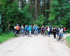 Pierwsza pielgrzymka rowerowa z Dziemian do Wiela na odpust ku czci Matki Bożej Pocieszenia