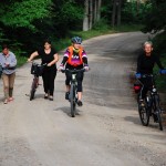 Pierwsza pielgrzymka rowerowa z Dziemian do Wiela