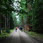 Pierwsza pielgrzymka rowerowa z Dziemian do Wiela