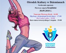 Ośrodek Kultury w Dziemianach zaprasza na zajęcia taneczne