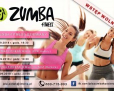 Zapraszamy na zajęcia Zumby – godz.19.30
