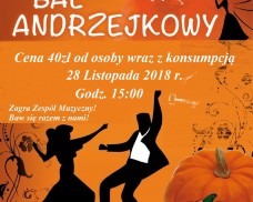 OŚRODEK KULTURY W DZIEMIANACH ZAPRASZA NA ANDRZEJKOWY BAL EMERYTÓW I RENCISTÓW