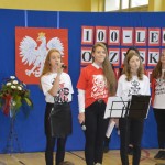 SPOŁECZNOŚC SZKOLNA ZKIW W DZIEMIANACH UCZCIŁA 100-LECIE NIEPODLEGŁEJ POLSKI