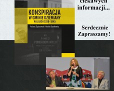 Ośrodek Kultury w Dziemianach zaprasza na spotkanie z autorami książki