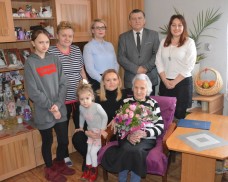 Kolejny Jubileusz najstarszej mieszkanki Gminy Dziemiany