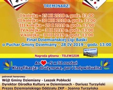 Ośrodek Kultury w Dziemianach zaprasza na V Turniej Baśki 03.03.2019 r.