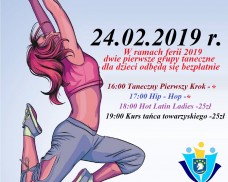 Ośrodek Kultury w Dziemianach serdecznie zaprasza na kolejne zajęcia taneczne