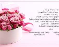 ŻYCZENIA Z OKAZJI DNIA KOBIET