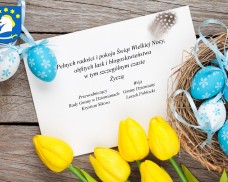 ŻYCZENIA WIELKANOCNE OD WÓJTA GMINY DZIEMIANY ORAZ PRZEWODNICZĄCEGO RADY GMINY