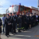 Poświęcenie nowszego samochodu strażackiego